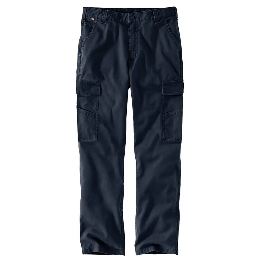 Carhartt NWT Mens FR Rugged Flex Relaxed Canvas Cargo Pant Blue 52×32